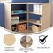 Flash Furniture Bright Beginnings Commercial 3 Tier Wooden Classroom Open Corner Storage Unit, Natural MK-KE24053-GG - alternate 8